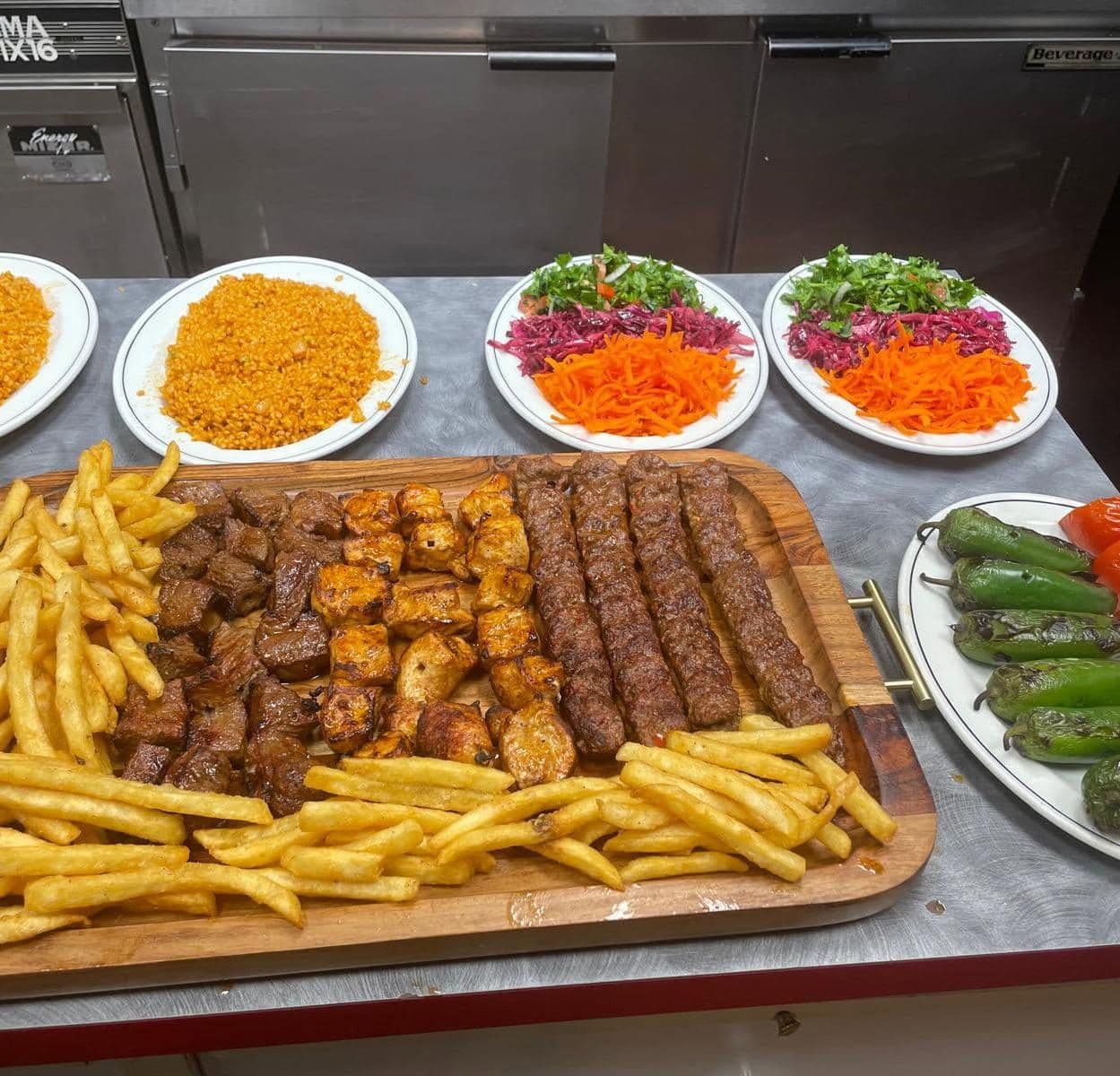 Plat kebab maison